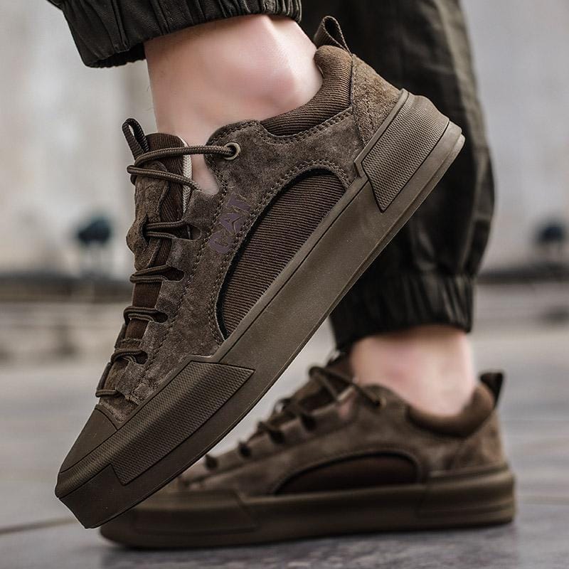 CAT® UrbanEdge Leather Sneakers - Essencials