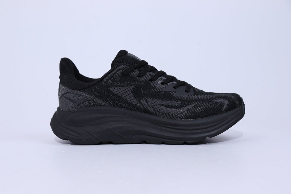 Clifton 10 - HK Unisex Sneakers - All Black - Essencials
